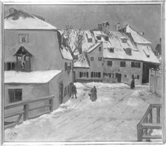 Quellengasse in der Au by Charles Vetter