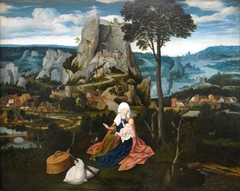 Rest on the Flight to Egypt by Joachim Patinir