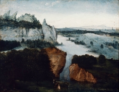 River Landscape with the Baptism of Christ by Joachim Patinir