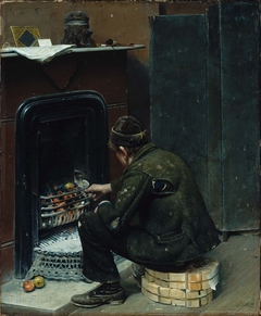 Roasting Apples by Joseph Decker