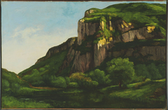 Rocks at Mouthier by Gustave Courbet