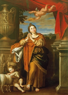 Saint Agnes by Domenichino