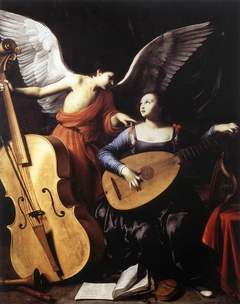 Saint Cecilia and the Angel by Carlo Saraceni