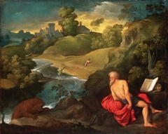 Saint Jerome in the Wilderness by Paris Bordone