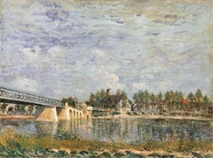 Saint-Mammès by Alfred Sisley