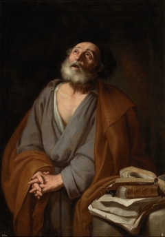 Saint Peter weeping by Anonymous