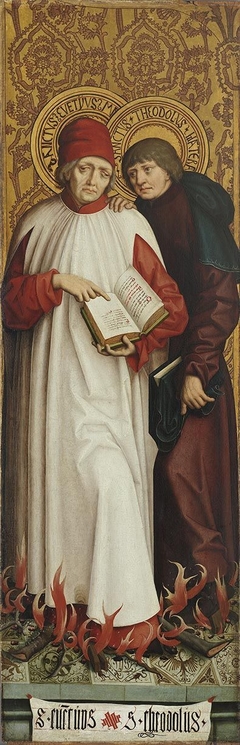 Saints Eventius and Theodolus of Rome (exterior right) by Ulmer Meister von 1504