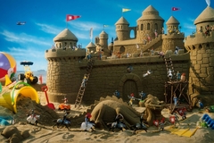 Sandy Castle - Illustration from "I Spy Fantasy" by Walter Wick