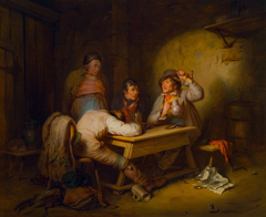 Scene in an Inn by Josef Danhauser