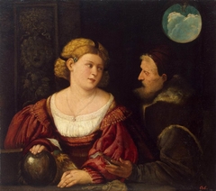 Seduction (Old Man and a Young Woman) by Giovanni Cariani