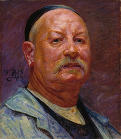 Self-Portrait by Kristian Zahrtmann