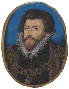 Sir Christopher Hatton by Nicholas Hilliard