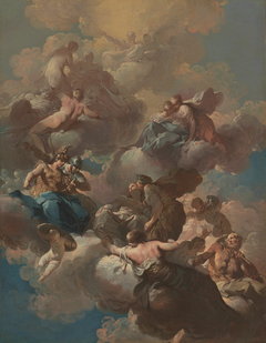 Sketch for a Ceiling Fresco by Giovanni Domenico Ferretti