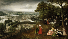 Spring Landscape (Representation of the month of May) by Lucas van Valckenborch