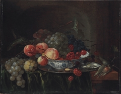 Still Life of Fruit in a Wan-Li Bowl by Jan Davidsz. de Heem