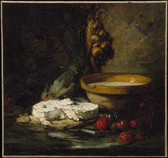 Still Life with Cheese by Antoine Vollon