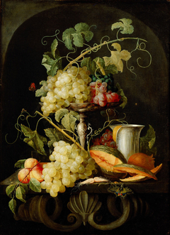 Stilleben mit Früchten by Jan van den Hecke