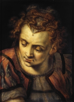 Study of the Head of a Woman by Frans Floris I