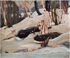 Thaw: Snow Banks by Tom Thomson