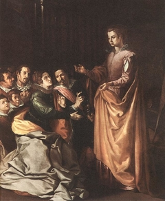 The Apparition of Saint Catherine to the Family of Saint Bonaventure by Francisco Herrera the Elder