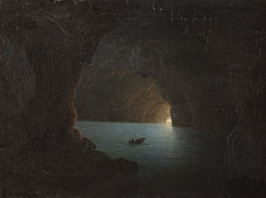 The Blue Grotto on Capri by Carl Friedrich Seiffert