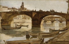 The Bridges: Florence by Frank Duveneck