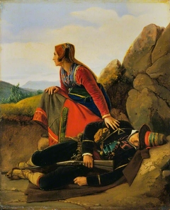 The Brigand Asleep by Léopold Robert