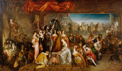 The Chivalric Vow of the Ladies and the Peacock by Daniel Maclise