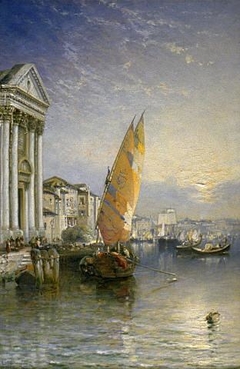 The Church of the Jesuits, Venice by Arthur Joseph Meadows