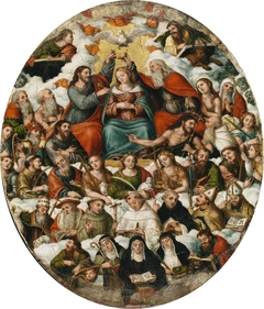 The Coronation of the Virgin by Vicente Masip