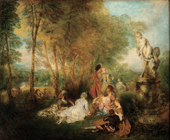 The Feast of Love by Jean-Antoine Watteau