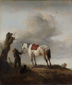 The Grey Horse by Philips Wouwerman