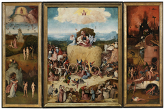 The Haywain Triptych by Hieronymus Bosch