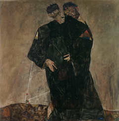 The Hermits by Egon Schiele