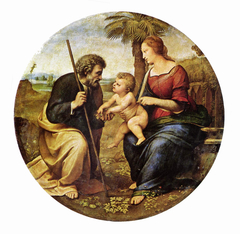 The Holy Family With a Palm Tree by Raphael