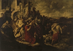 The Meeting between Jacob and Esau by Jacob Hogers