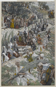 The Procession on the Mount of Olives by James Tissot