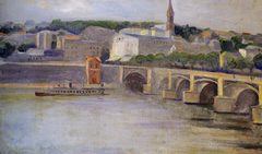 The Seine at Saint-Cloud by Edvard Munch