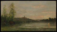 The Seine: Morning by Charles-François Daubigny