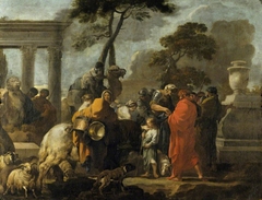 The Selling of Joseph by his Brothers by Sébastien Bourdon