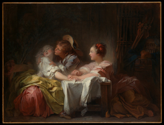 The Stolen Kiss by Jean-Honoré Fragonard