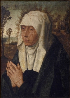 The Virgin in Prayer by anonymous after Hans Memling