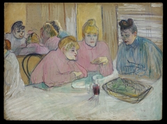 These Ladies in the Dining Room by Henri de Toulouse-Lautrec