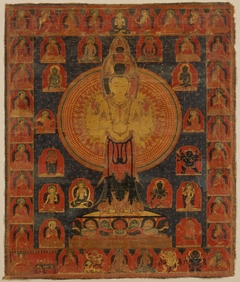 Thousand-Armed Chenresi, a Cosmic Form of the Bodhisattva Avalokiteshvara by Anonymous