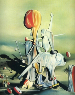 Through Birds Through Fire But Not Through Glass by Yves Tanguy