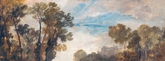 Tree Tops and Sky, Guildford Castle(?), Evening by J. M. W. Turner