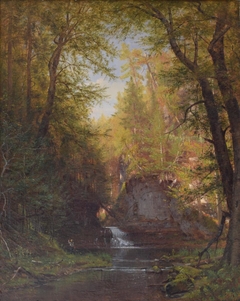 Trout Fishing in the Catskills by Worthington Whittredge