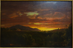 Twilight (Sunset) by Frederic Edwin Church