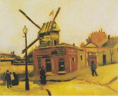 Le Moulin de la Galette by Vincent van Gogh