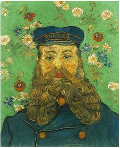 Portrait of the Postman Joseph Roulin by Vincent van Gogh